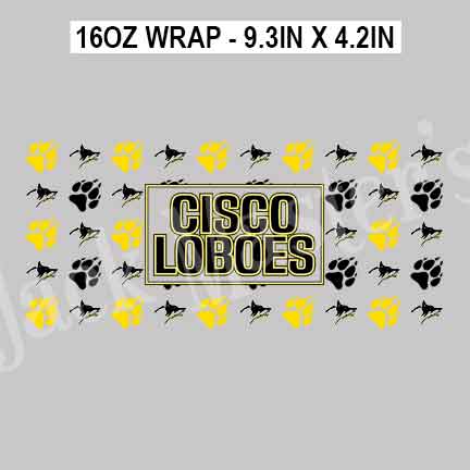 MASCOT MANIA - CISCO LOBOES - UV DTF STICKER WRAP | Jack Master's