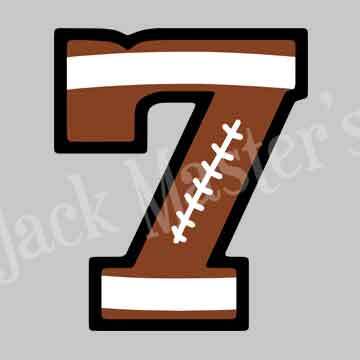 what does number 7 means in football